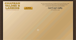 Desktop Screenshot of chapmanvaldez.com